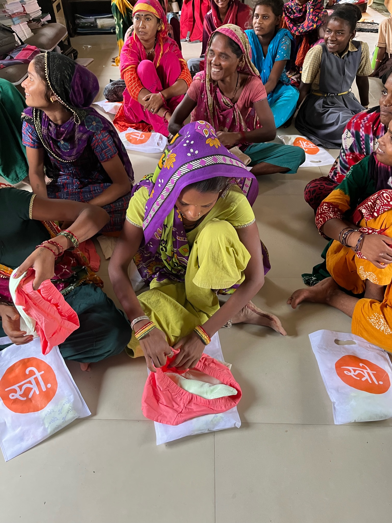 Employee engagement program - dignity kit distribution